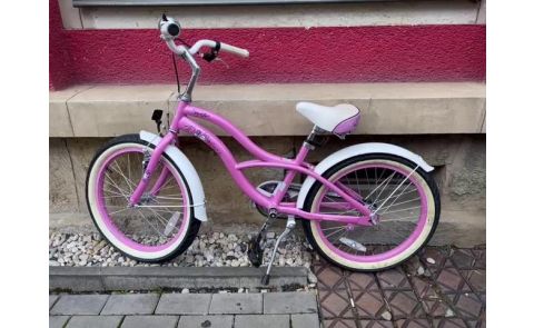 Bikestar Cruiser Kinderrad Mädchen *20 Zoll, Rahmen 30cm, Singlespeed, U Brake / Rücktritt